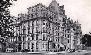 Hotel Vendome, Boston, Massachusetts (destruido por el fuego en 1972)