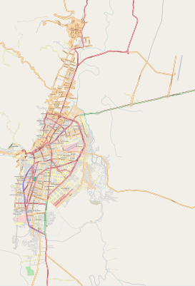 Mapa de localización de Cali