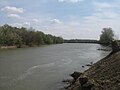 Prut near Albița. The Prut River is the natural border between Romania and Moldova.