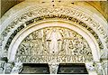 The typanum of Christ in Majesty at Autun Cathedral, 12th century.