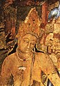 The Bodhisattva of compassion Padmapani with lotus.[118][120]