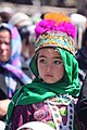 Hazara girl in a traditional clothing