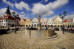 Masaryk Square in Pelhřimov