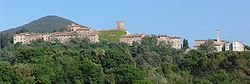 The village and the castle of Querceto (Montecatini Val di Cecina)