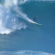 Very big surf in La Jolla, California