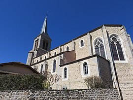 Church of Sauvessanges in 2017