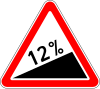 Steep ascent