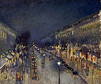 Boulevard Montmartre la nuit, 1898