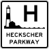 Heckscher State Parkway marker