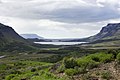 View from the Botnsdalur out the Hvalfjörður