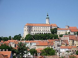 Mikulov, a town in Moravia