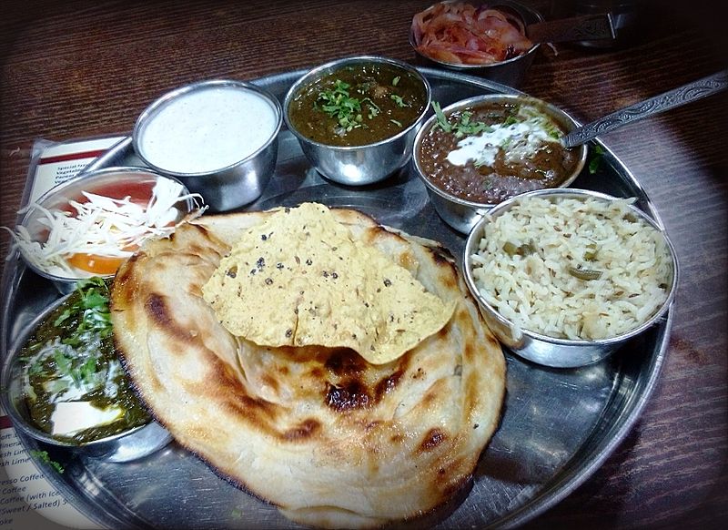 File:Veg Punjabi Thaali.jpg