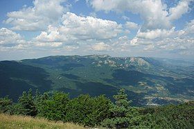 Панорама Караби-яйлы и Хапхала с восточных склонов Демерджи