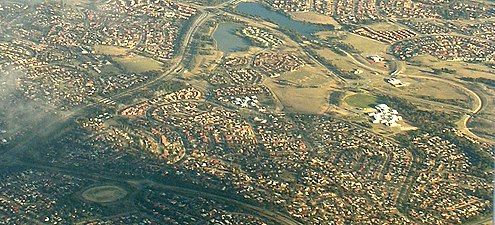 Aerial photo from south east