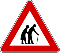 Elderly people crossing