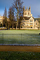 View north of Merton College from Christ Church Meadow across Merton Field