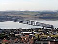 El puente del ferrocarril sobre el río Tay.