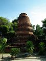 Chedi at the Wat Nong Neng ruin, Mueang Suphan Buri, dates to the early Ayuttha period.