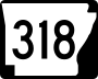 Highway 318 marker