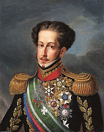 Portrait of Emperor Pedro I by Simplício Rodrigues de Sá