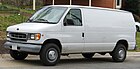 A circa 1997–2000 Ford Econoline cargo van, from Maryland.