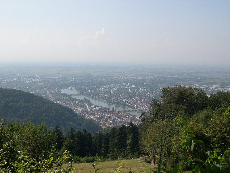 File:Heidelberg from the Königstuhl.jpg