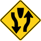 Divided highway