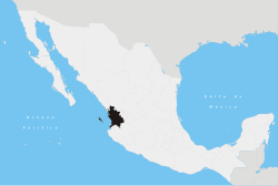 State of Nayarit within Mexico.