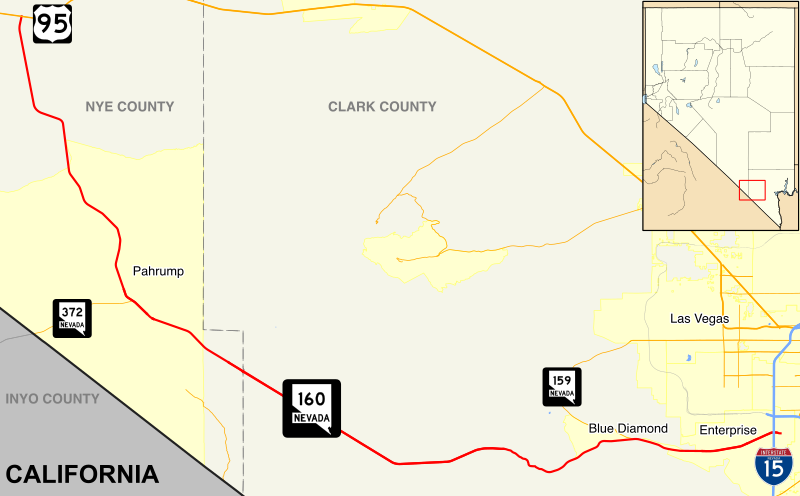 File:Nevada 160 map.svg