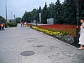 A pedestrian alley in midtown Pavlohrad