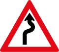 Winding road To right