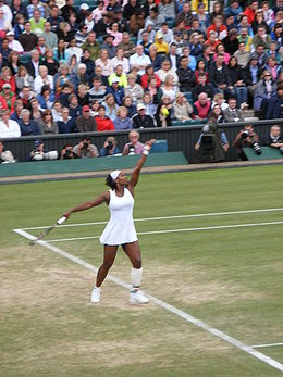 Serena serving