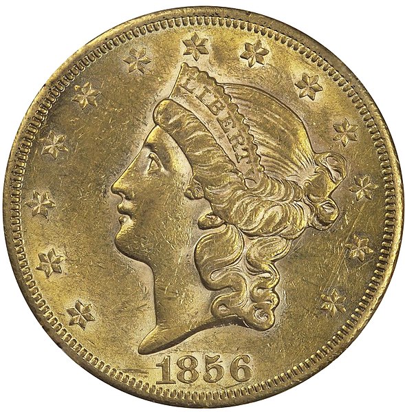 File:1856-S double eagle obverse.jpg