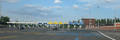 Venice Toll Gate in Autostrada A57 in Italy