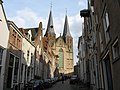 La Bergkerk o basílica de San Nicolás, edificación románica en el Bergkwartier, el barrio central de Deventer levantado sobre una duna