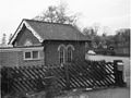 Duffield Station luggage shed by entrance gate