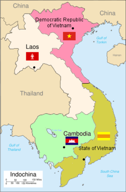 Location of the Kingdom of Cambodia