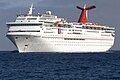 MS Paradise anchored off the Catalina Island coast