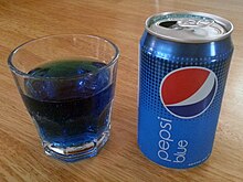 Pepsi Blue next to a contemporary can