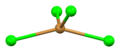 Flattened tetrahedral coordination geometry of bromine number 1