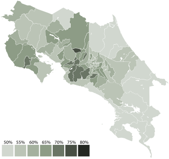 Voter turnout by canton