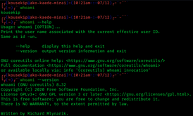 Скриншот программы Whoami