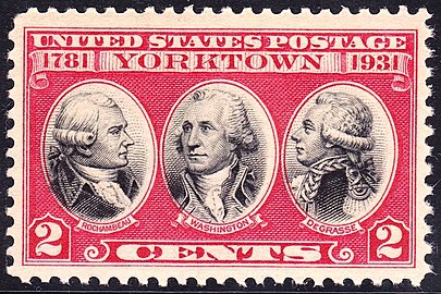 150th anniversary of Yorktown issue of 1931