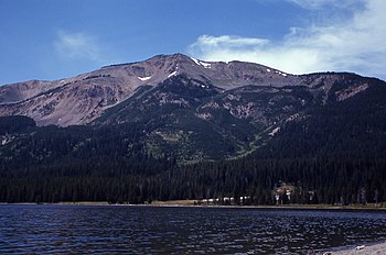 Mount Sheridan from Heart Lake, 1968