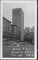 View of Pacific Building shortly before completion, from Marion Street and Third Avenue, April 17, 1970.