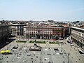 The Palazzo Carminati and the square in May 2009