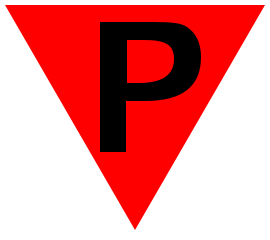 File:Red triangle Pole.svg