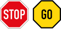 Stop & Go sign