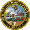 Official seal of Lowell, Massachusetts