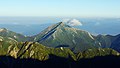 Mount Jōnen from Mount Yari